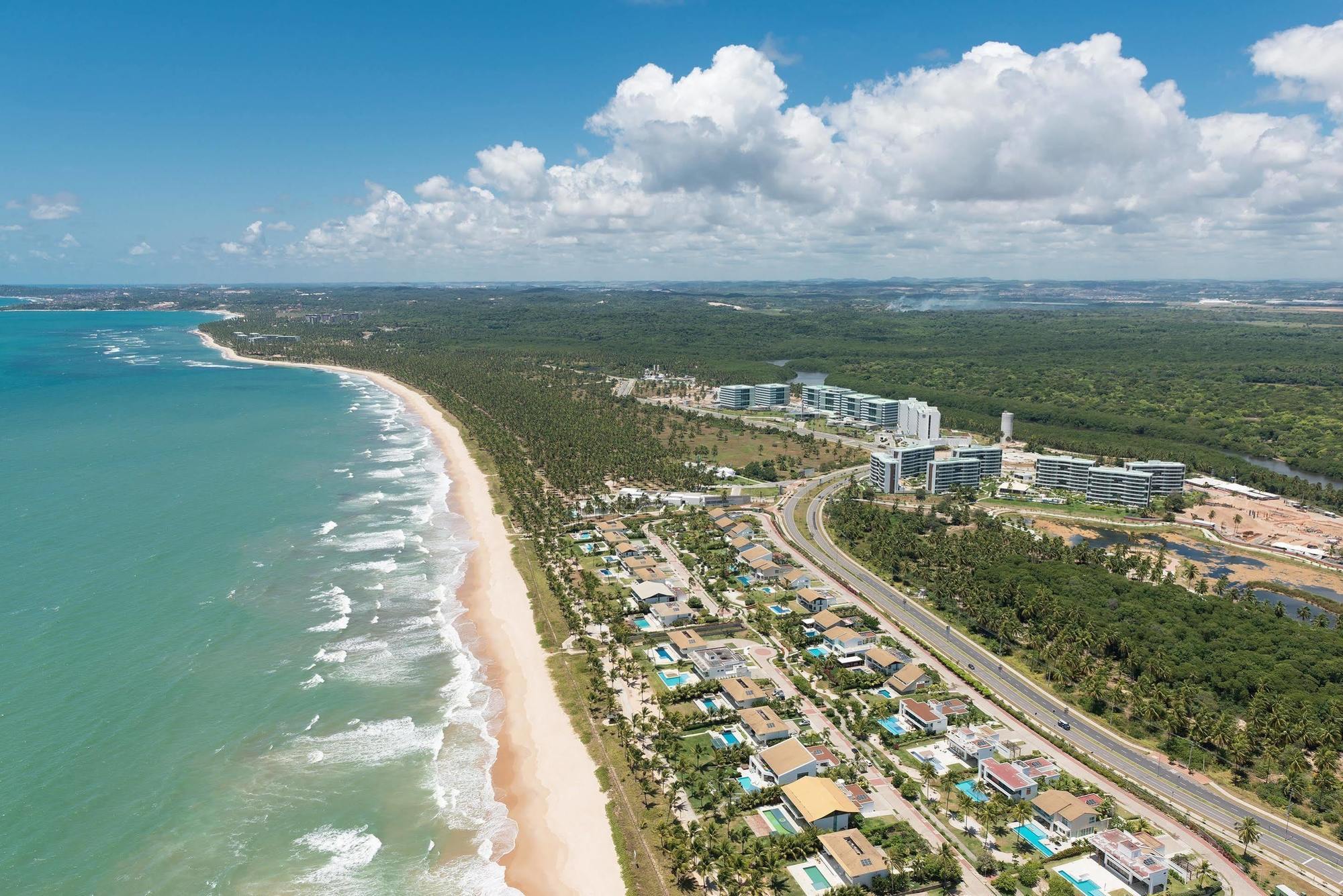 Sheraton Reserva Do Paiva Cabo de Santo Agostinho Exterior foto Aerial view of the city
